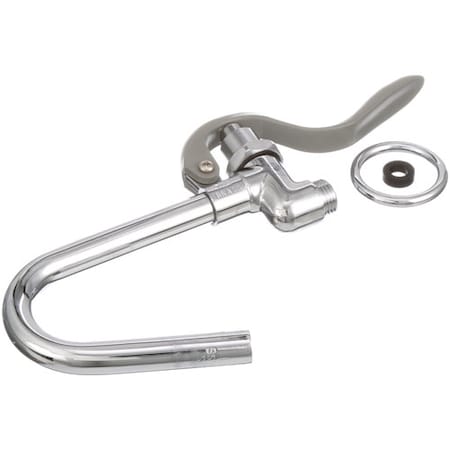 T&S Brass Valve & Hook Nozzle 3/8" 026A